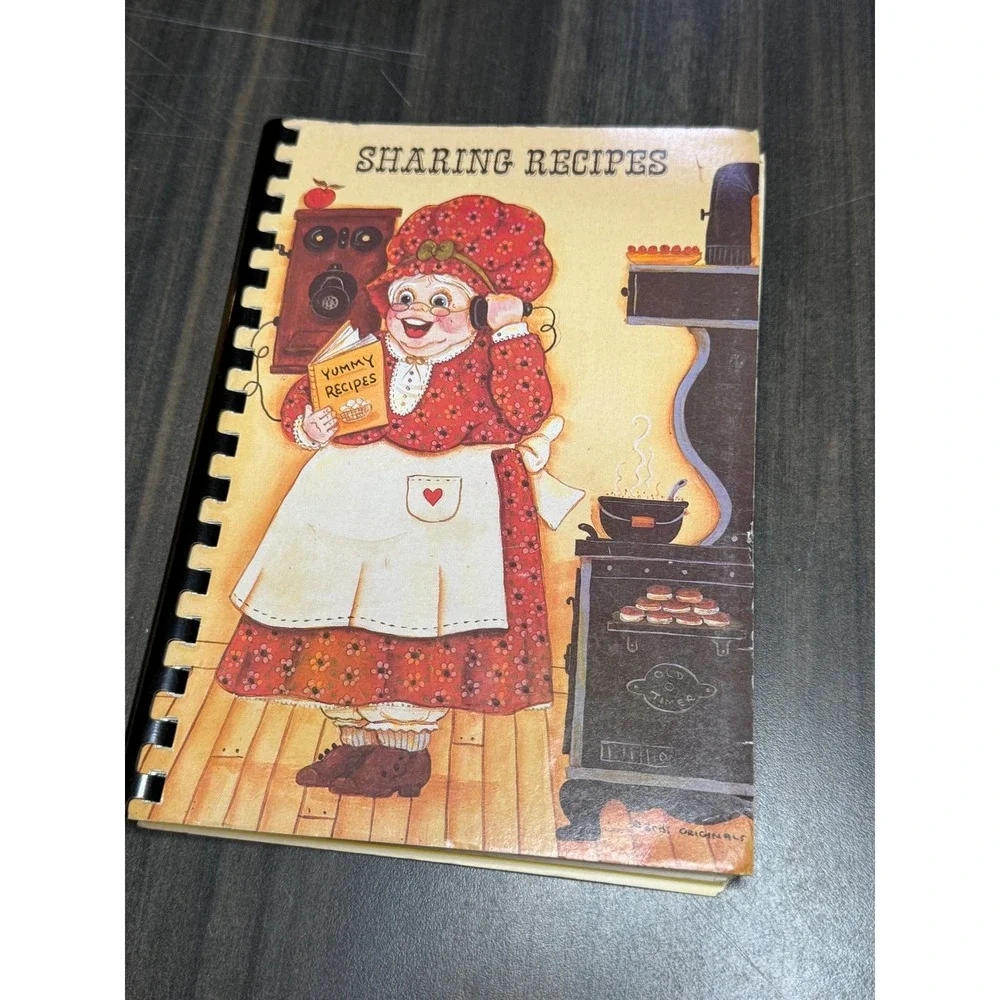 Vintage Sharing Recipes Cookbook Advance Transformer Wartburg TN Spiral Bound